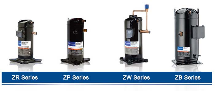 Emerson copeland scroll compressor Product Series