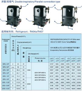 ANKANG XINGFA compressor double inspiratory-R404A-R407C-3PH