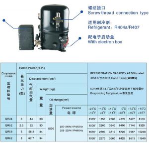 ANKANG XINGFA compressor screw thread connection type-R404A-R407C-1PH
