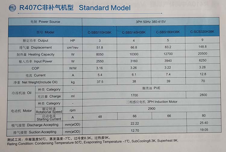panasonic-scroll-compressor-standard-model-for-heat-pump-water heater-application-R407C
